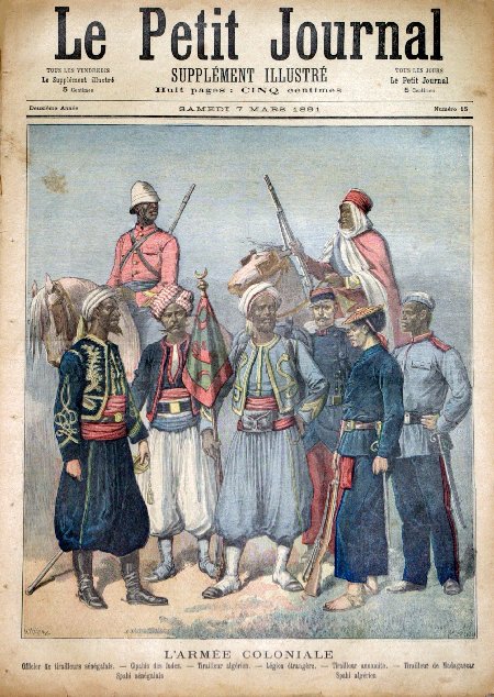 journal Le petit journal illustré L'armée coloniale.
