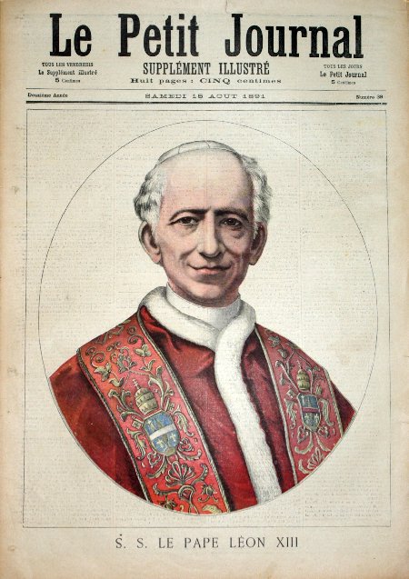 journal Le petit journal illustré Le Pape Léon XIII.