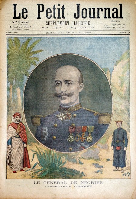 journal Le petit journal illustré Le Général de Négrier. Inspecteur d'armée.