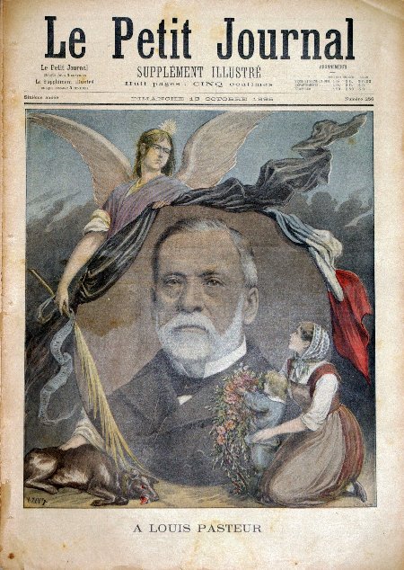 journal Le petit journal illustré A Louis Pasteur.