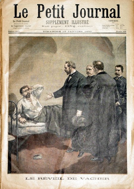 journal Le petit journal illustré Le réveil du criminel Vacher, le matin de son éxécution par le bourreau Deibler.