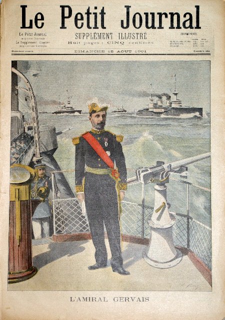 journal Le petit journal illustré L'Amiral Gervais.
