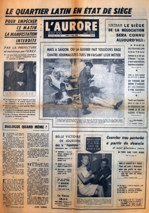 L'Aurore du 6 mai 1968