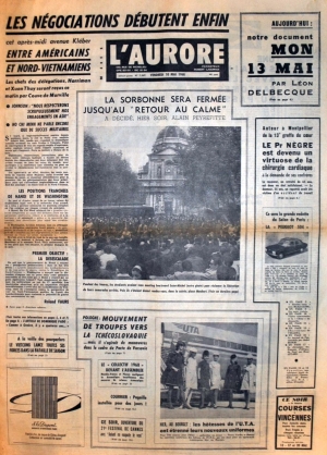 L'Aurore du 10 mai 1968