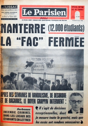 Le Parisien du 3 mai 1968