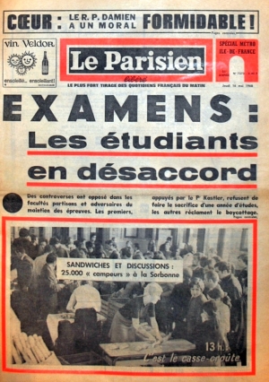 Le Parisien du 16 mai 1968