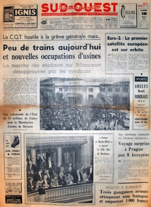 journal du 18 mai 1968