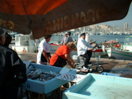 Quai des belges et le marché aux poissons