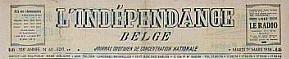 L'ind�pendance Belge