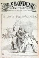 L'alliance Austro-Allemande. Robert Macaire et Bertrand s'occupant de la paix de l' Europe.
