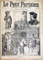 Thermidor'. (Drame de M.Victorien Sardou, joué à la Comédie-Française). La scène finale du dernier acte.