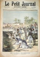 Le fléau Algérien. (Invasion de sauterelles).