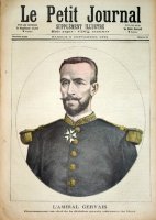 L'Amiral Gervais. Commandant en Chef de la division navale cuirassée du Nord.