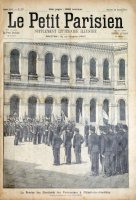 La remise des Etendards des Pontonniers à l'Hôtel-des-Invalides.