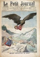 Enfant enlevé par un aigle.