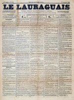 Hebdomadaire politique, littéraire, agricole, commercial et judicaire de Villefranche-Lauraguais (Haute-Garonne)