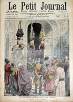 Exécutions sommaires en Perse. Le supplice de trois condamnés.