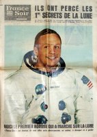 Ils ont percés les premiers secrets de la lune. Voici le premier homme qui a marché sur la lune (Photo de Neil Armstrong).