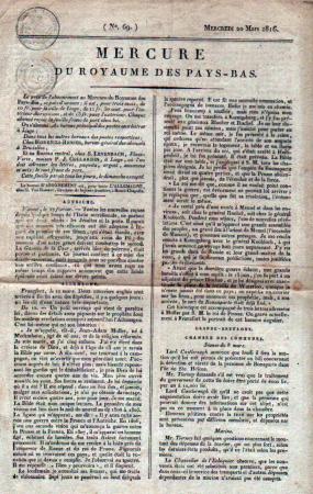 journal Mercure du Royaume des Pays-Bas Les nouvelles de Vienne ne portent que sur deux objets: les Jésuites et la peste...des mesures très efficaces ont été adoptées à l'égard du premier de ces fléaux....