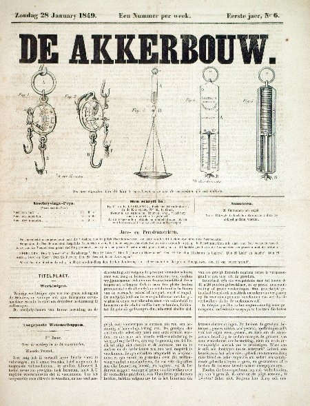 journal De Akkerbouw 