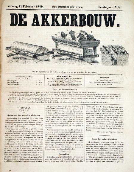 journal De Akkerbouw 