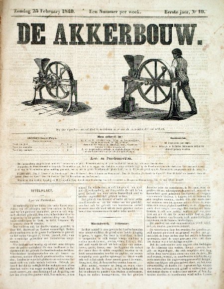 journal De Akkerbouw 