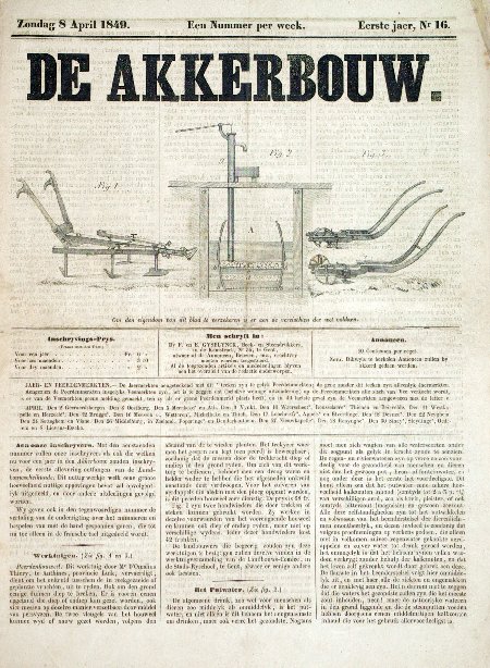 journal De Akkerbouw 