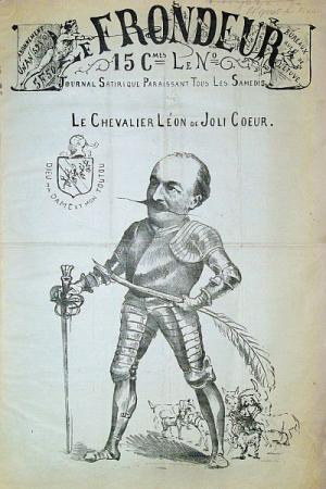 journal Le Frondeur Le chevalier Léon de Joli Coeur