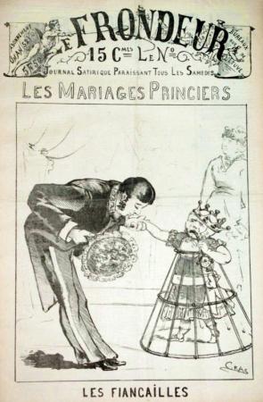 journal Le Frondeur Les mariages princiers   Les fiançailles 
