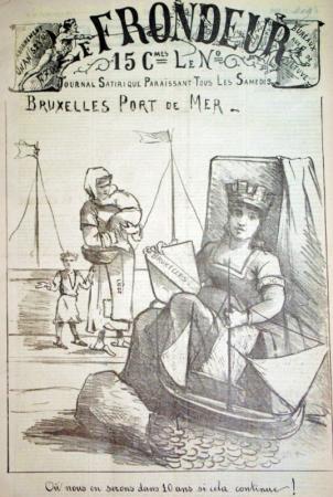 journal Le Frondeur Bruxelles, port de mer.   Où nous en serons dans 10 ans si cela continue!