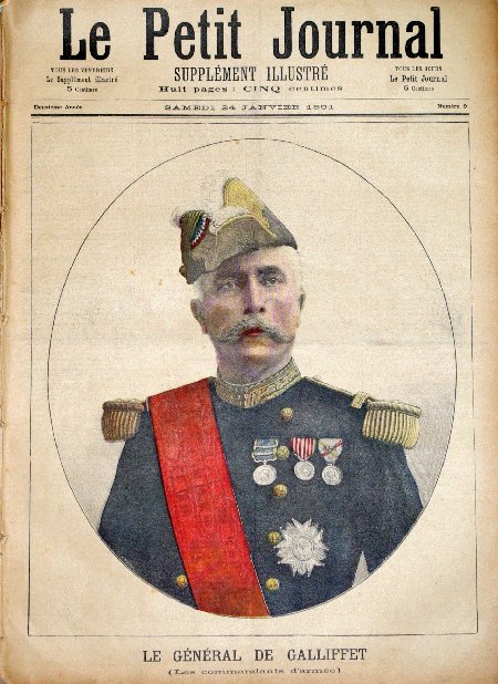 journal Le petit journal illustré Le Général de Gallifet. (Les Commandants d'armée).