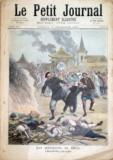 journal Le petit journal illustré Les massacres en Chine. (Supplices).
