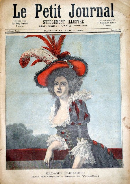 journal Le petit journal illustré Madame Elisabeth. (Par Mme Guyard - Musée de Versailles).