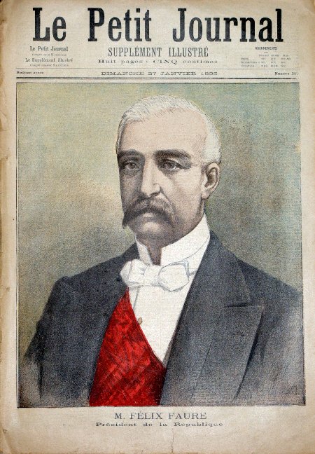 journal Le petit journal illustré M. Félix Faure. Président de la République.