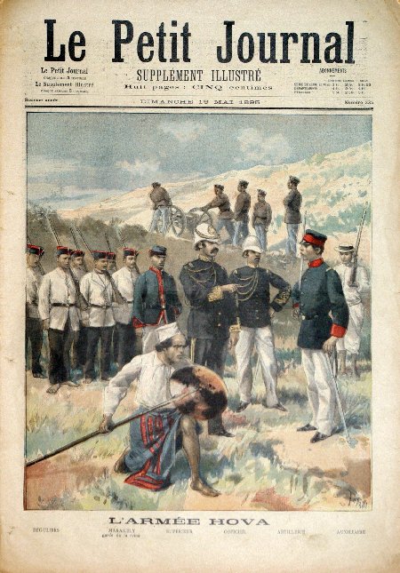 journal Le petit journal illustré L'armée Hova.