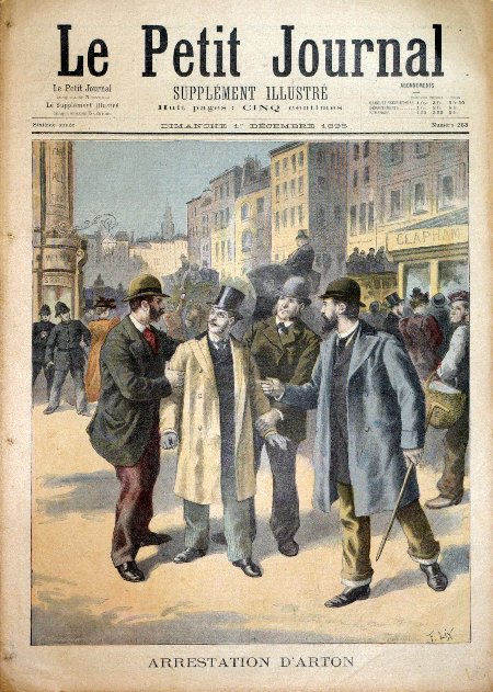 journal Le petit journal illustré Arrestation d'Arton.