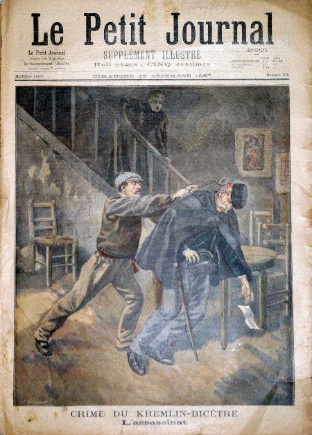 journal Le petit journal illustré Crime du Kremlin-Bicêtre. L'assassinat.