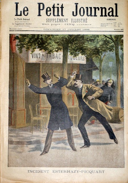 journal Le petit journal illustré Incident Esterhazy-Picquart.