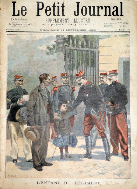 journal Le petit journal illustré L'enfant du régiment.