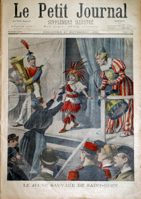 journal Le petit journal illustré Le jeune sauvage de Saint-Ouen.