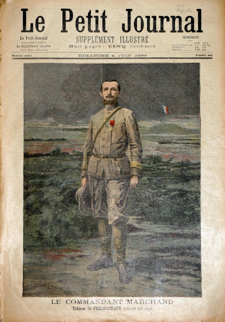 journal Le petit journal illustré Le Commandant Marchand. Tableau de Philipoteaux (Salon de 1899).