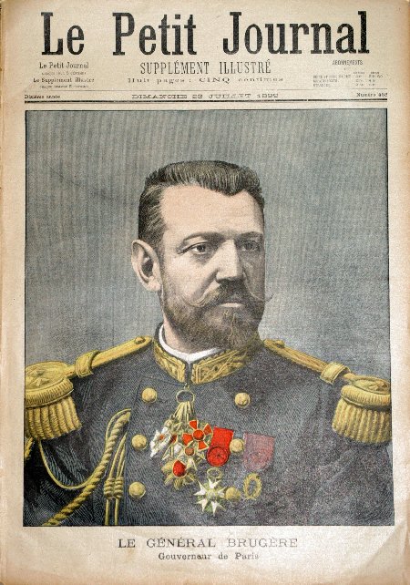 journal Le petit journal illustré Le Général Brugère. Gouverneur de Paris.