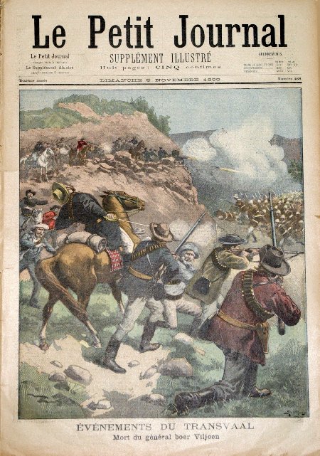 journal Le petit journal illustré Evénements du Transvaal. Mort du Général Boer Viljoen.