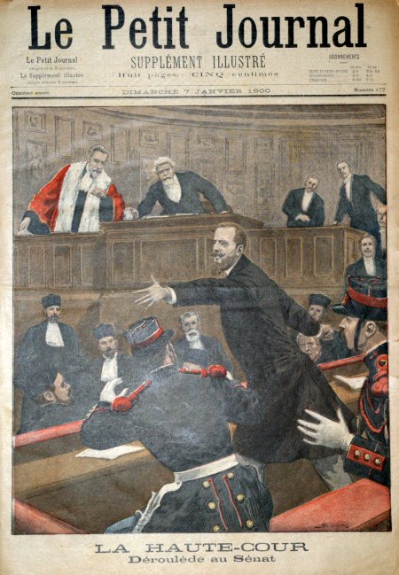 journal Le petit journal illustré La Haute-Cour. Déroulède au Sénat.