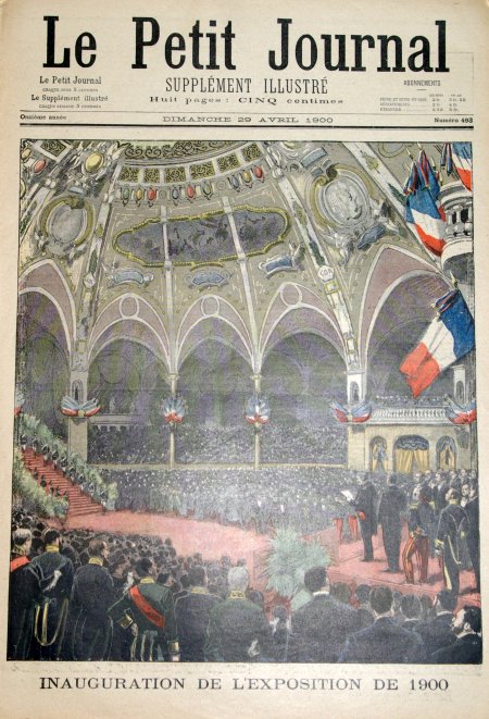 journal Le petit journal illustré Inauguration de l'Exposition de 1900.