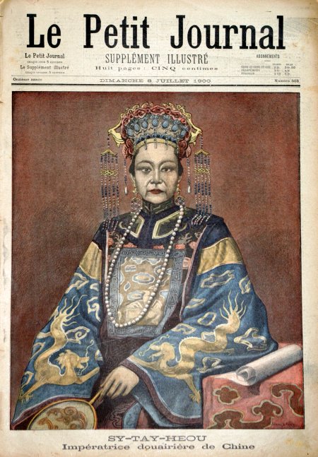 journal Le petit journal illustré Sy-Tay-Heou, Impératrice douanière de Chine.