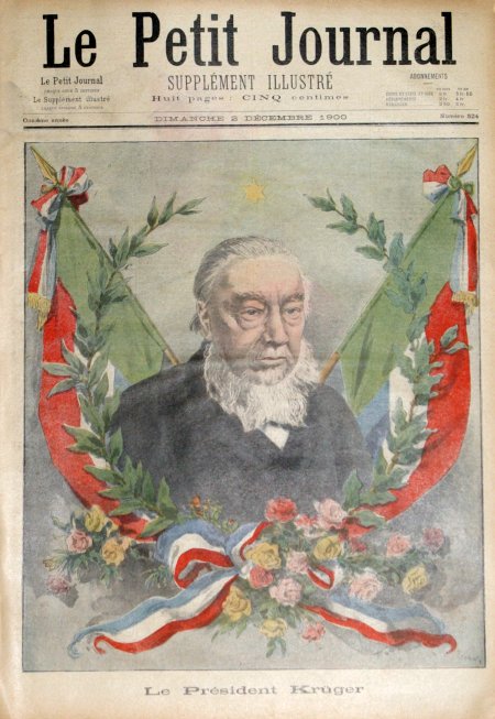 journal Le petit journal illustré Le Président Krüger.