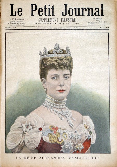 journal Le petit journal illustré La Reine Alexandra d'Angleterre.