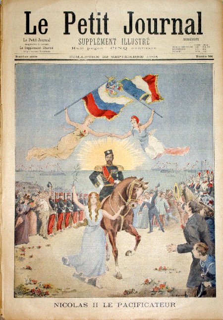 journal Le petit journal illustré Nicolas II le Pacificateur.