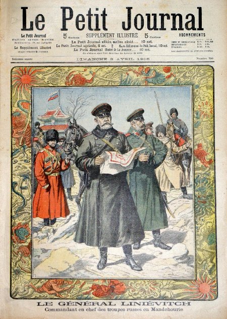 journal Le petit journal illustré Le Général Liniévitch. Commandant en Chef des troupes ruses en Mandchourie.